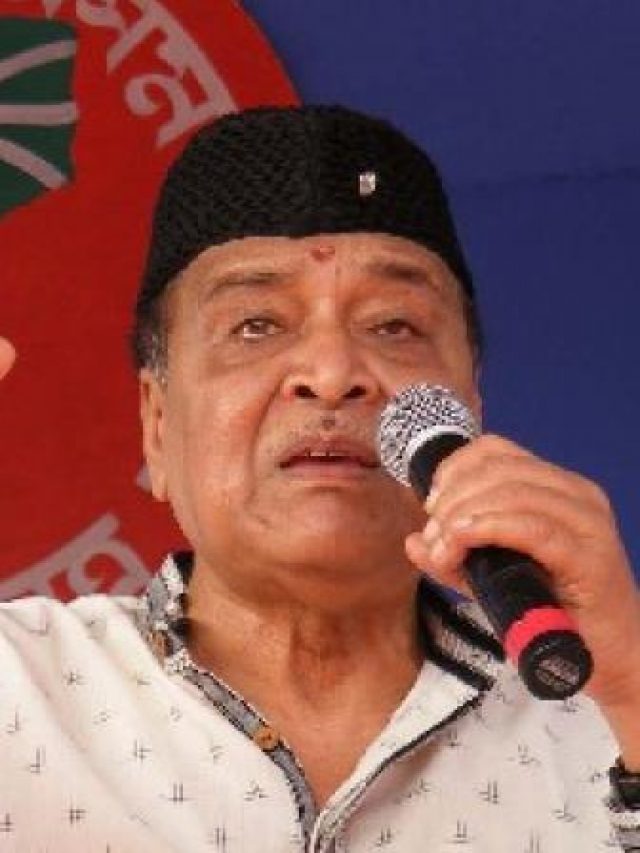 filmmaker Dr Bhupen Hazarika with a doodle of playing harmonium