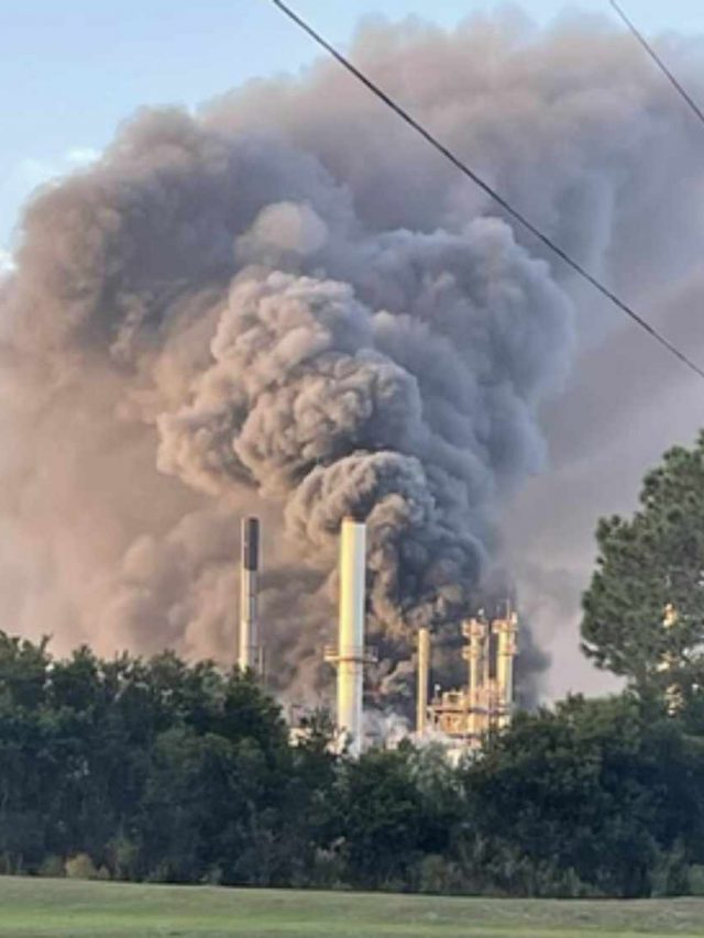 Simaris chemical plant in Georgia shaken by multiple explosions.