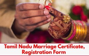 Tamil Nadu Marriage Certificate Form